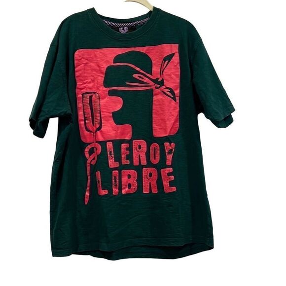 LeRoy Jenkins Green Print T-Shirt Sz.2XL - Picture 1 of 4